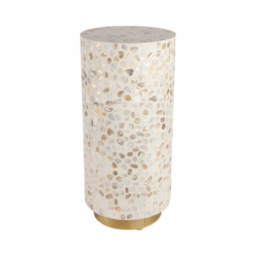 23" ALLERD MOTHER & PEARL COCKTAIL TABLE