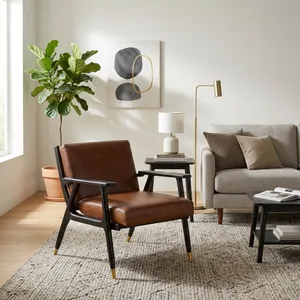 TROYBROOK BROWN CHAIR 34 (IN) 8