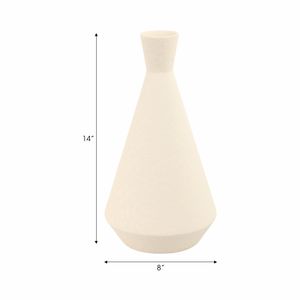 ENSLEYCROSS WHITE VASE 14 (IN) 9