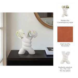 WINTONMILL WHITE VASE 14 (IN) 10
