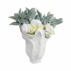 GLASERVALE IVORY VASE 13 (IN) 3