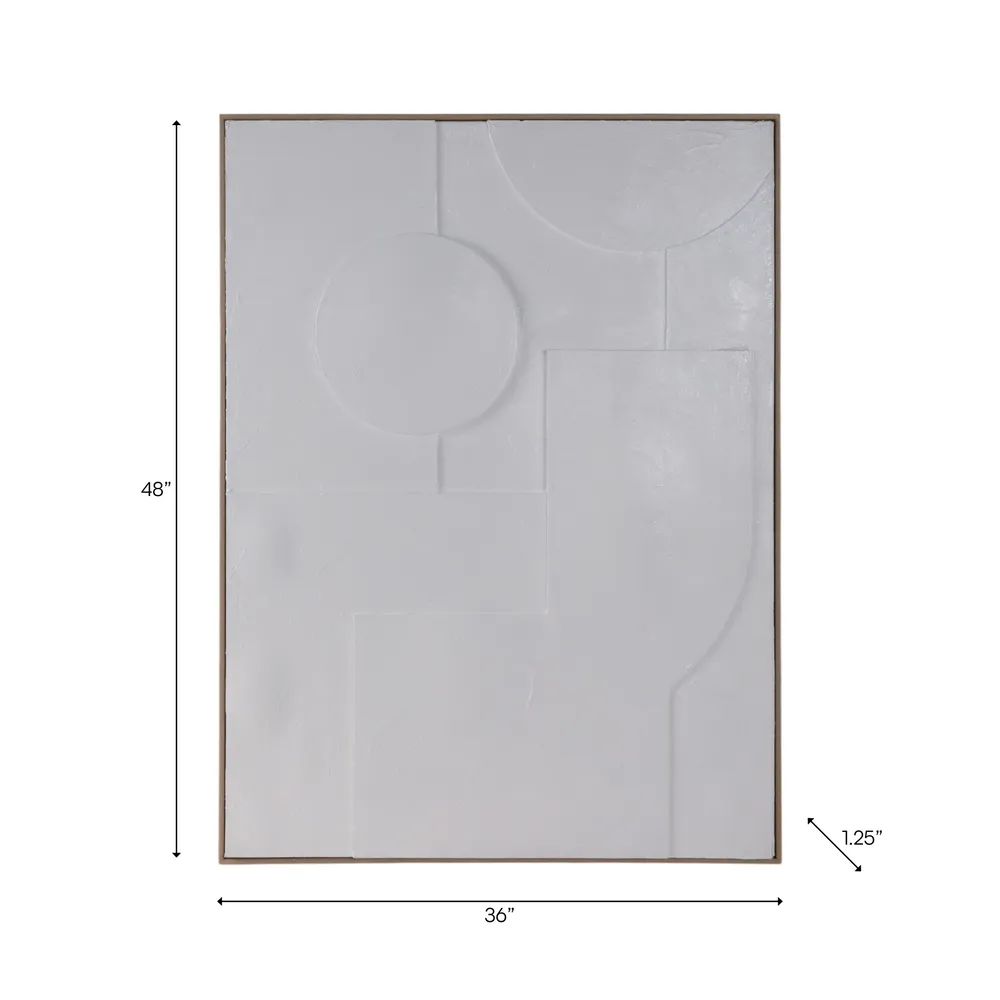 HUTTONMORE WHITE ART 48 (IN)