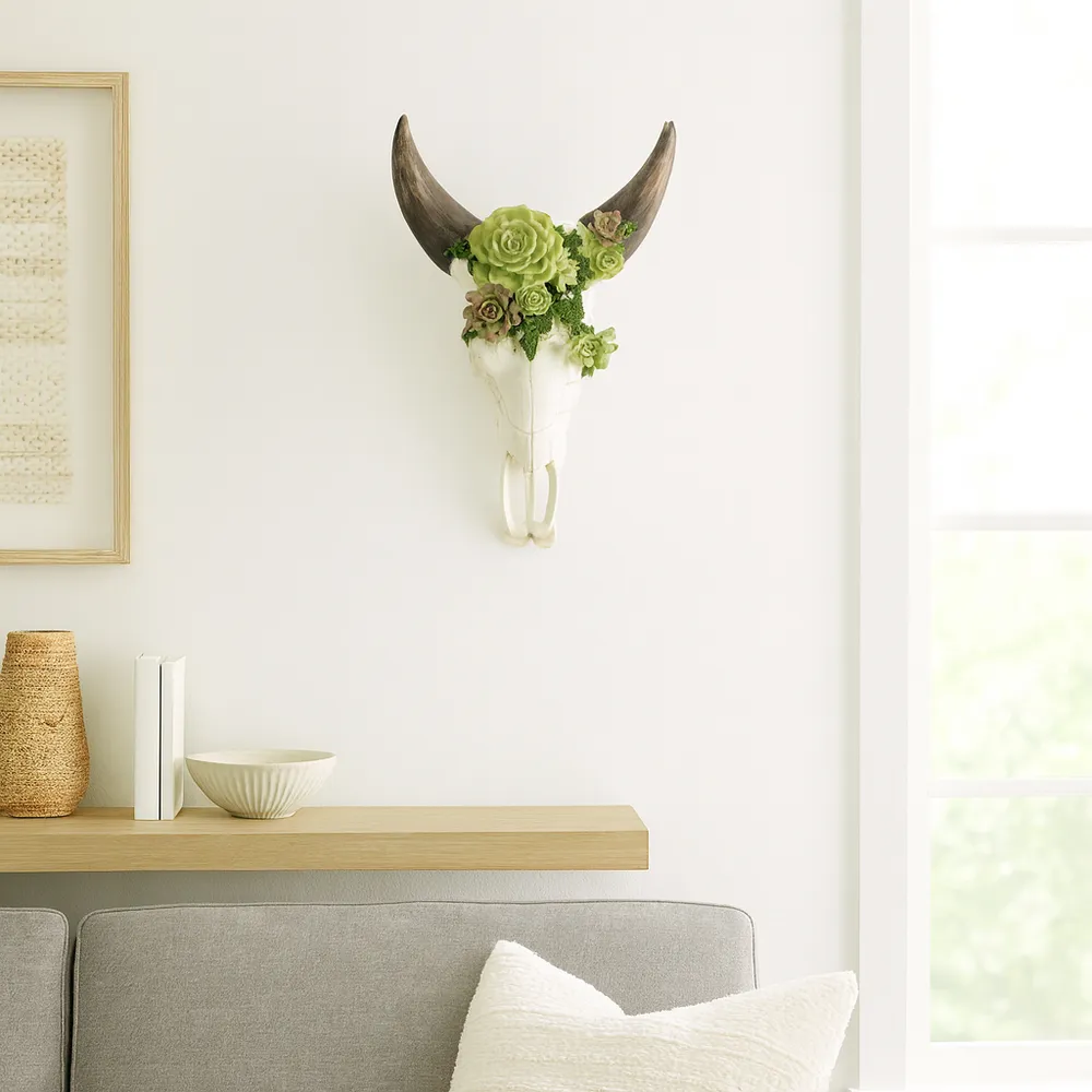 EDGEFORD IVORY WALL SCULPTURE 18 (IN)