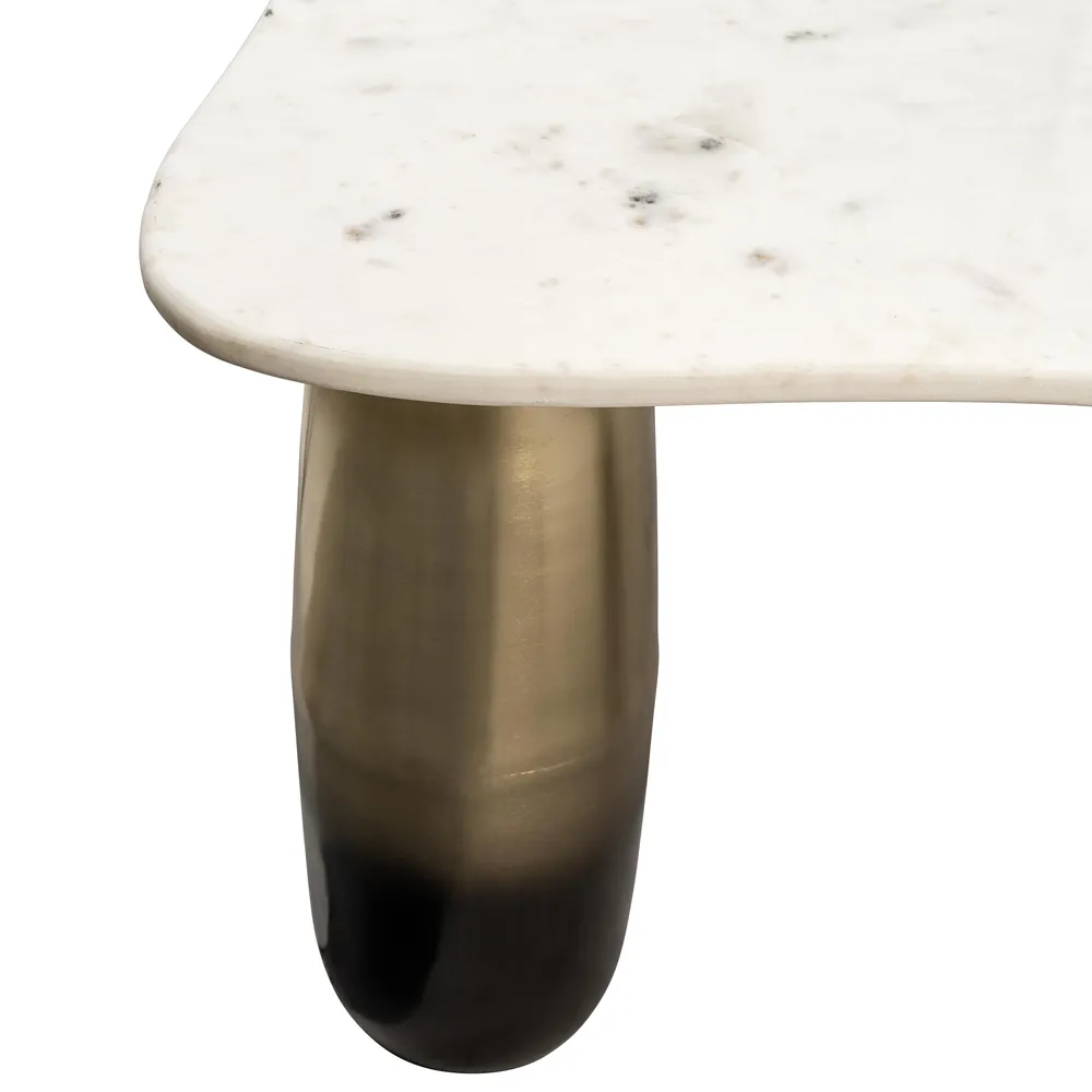 AVAPORT GOLD COFFEE TABLE 16 (IN)