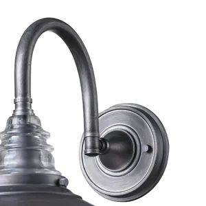 Insulator Glass 14'' High 1-Light Sconce - Weathered Zinc 3