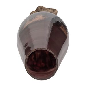 HORTONBURN BRONZE GLASS VASE 19 (IN) 7