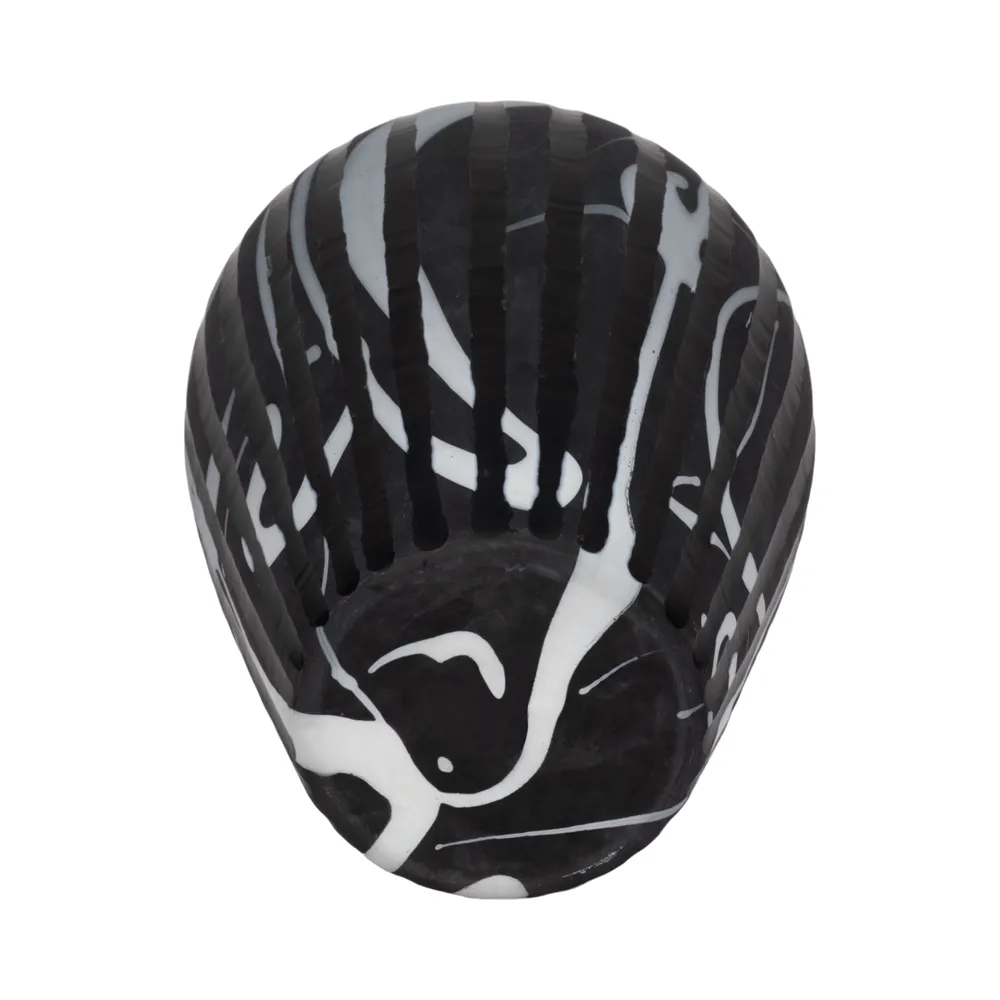 GARFIELDTON BLACK GLASS VASE 19 (IN)
