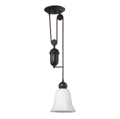 Farmhouse 7″ Wide 1-Light Mini Pendant - Oiled Bronze