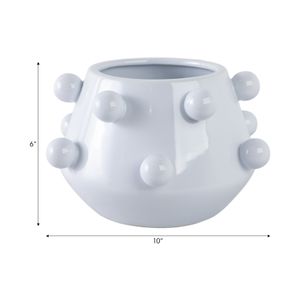 NELSONHAM WHITE PLANTER 6 (IN) 9