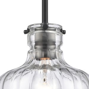 Orinoco 8'' Wide 1-Light Mini Pendant - Matte Black 3
