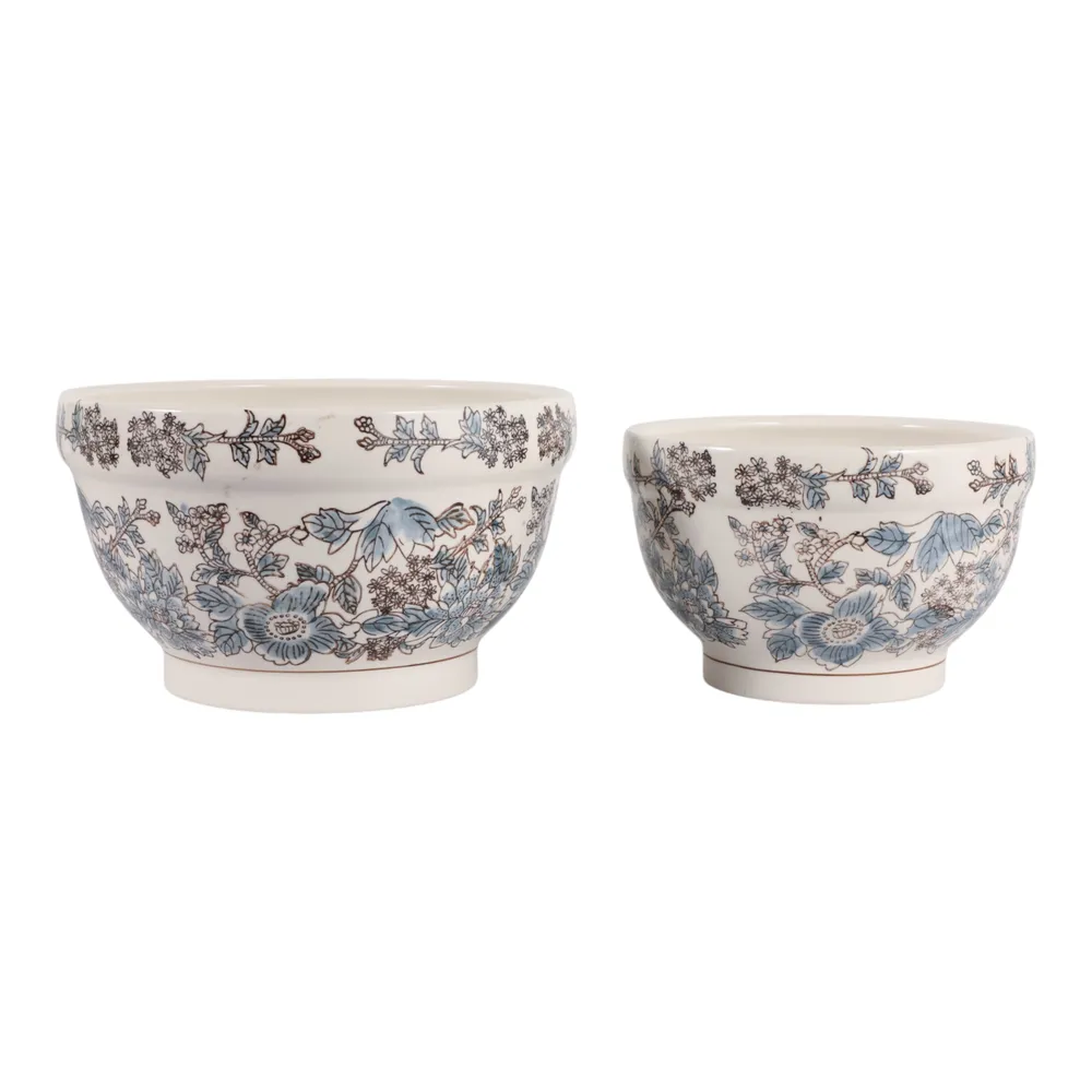 BONDVIEW SET OF 2 BLUE PLANTER 7 (IN)