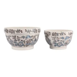 BONDVIEW SET OF 2 BLUE PLANTER 7 (IN) 4