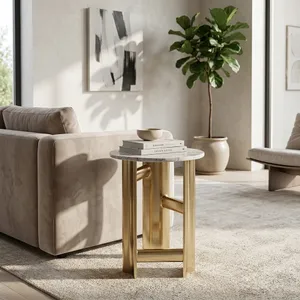 STANTONMOOR GRAY TABLE 22 (IN) 7
