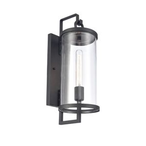 Hopkins 18'' High 1-Light Outdoor Sconce - Charcoal Black 5