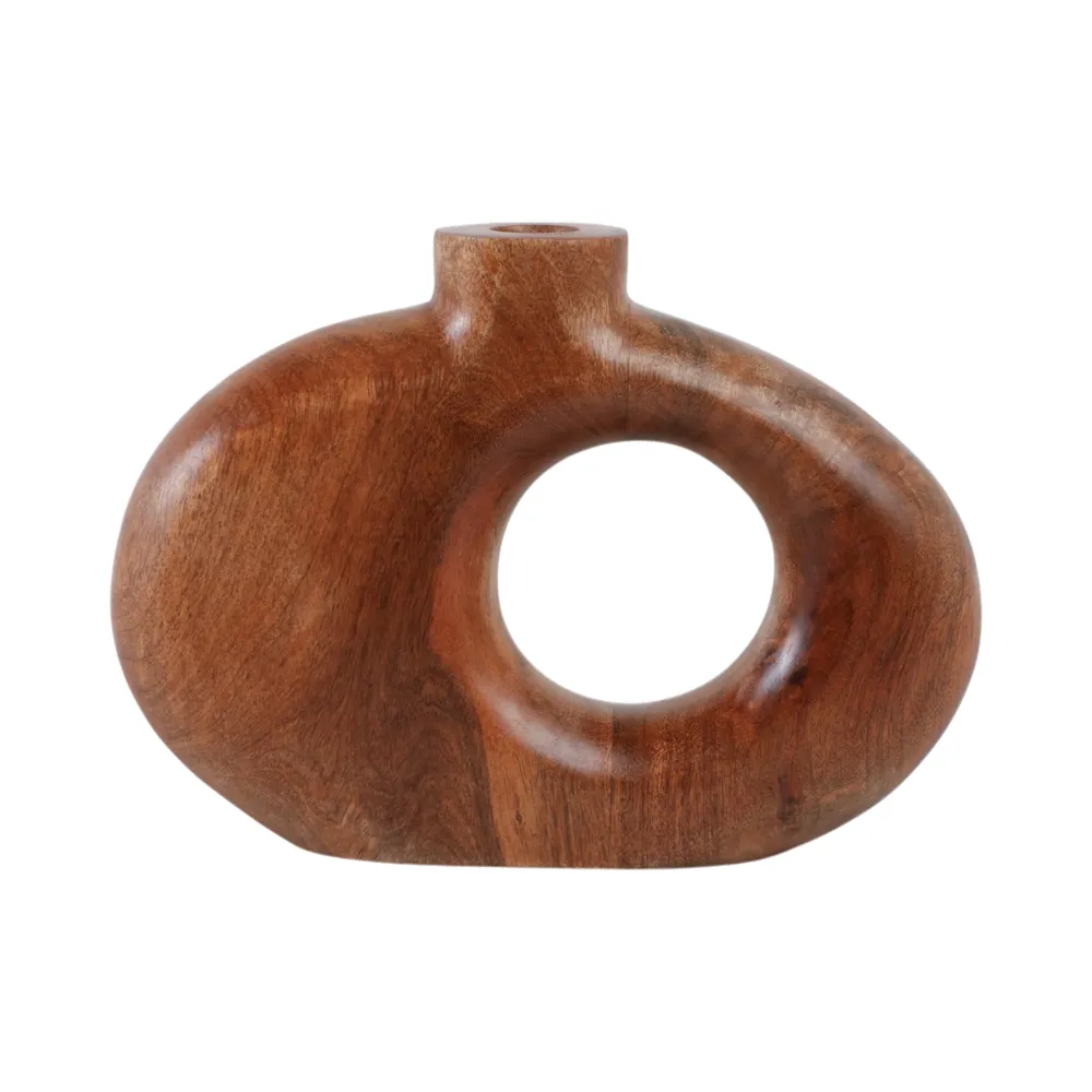 GRIFFINMOOR BROWN VASE 7 (IN)