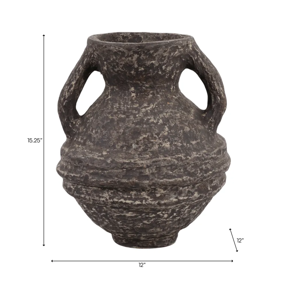 FERRIS BROWN VASE 16 (IN)