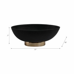 EVERTONHAM BLACK BOWL 7 (IN) 8