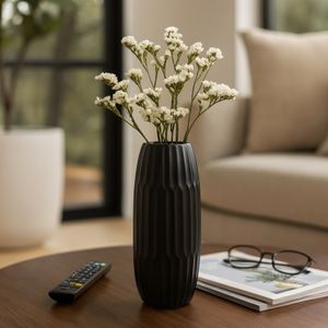 EVANDERGROVE BLACK VASE 16 (IN) 11