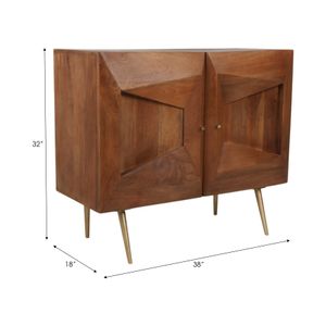 SKYLERDALE BROWN CABINET 32 (IN) 8