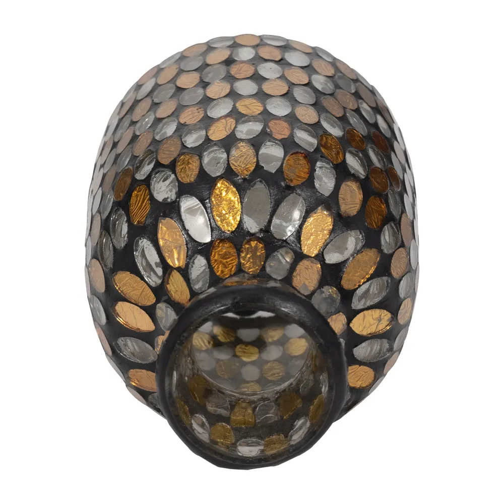 ENSLEYRIDGE BRONZE GLASS VASE 7 (IN)
