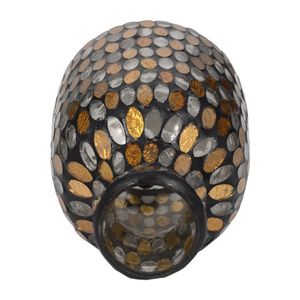 ENSLEYRIDGE BRONZE GLASS VASE 7 (IN) 6