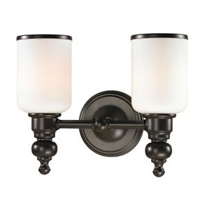 Bristol Way 13'' Wide 2-Light Vanity Light - Oil Rubbed Bronze 1