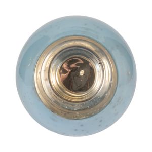 BRAEHAM BLUE CANDLE HOLDER 15 (IN) 6