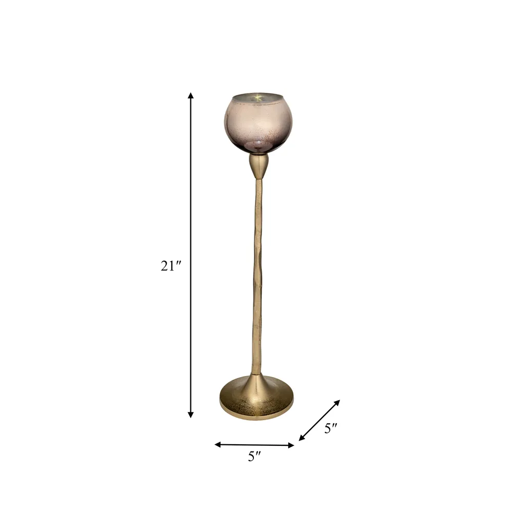 REEDLEY GOLD GLASS 21 (IN)