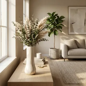 VINSONWELL IVORY VASE 12 (IN) 12