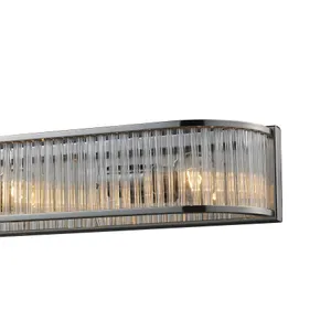 Braxton 28'' Wide 3-Light Vanity Light - Polished Nickel 3