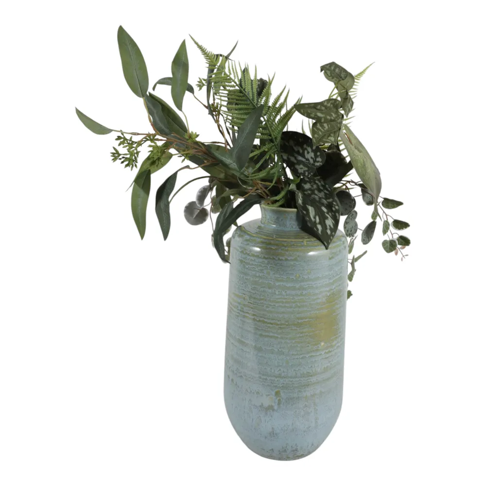 HOLLISSIDE GREEN VASE 16 (IN)