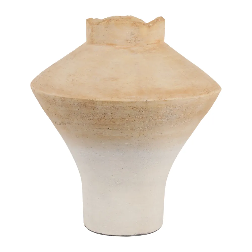 ELDERSHAW WHITE VASE 18 (IN)