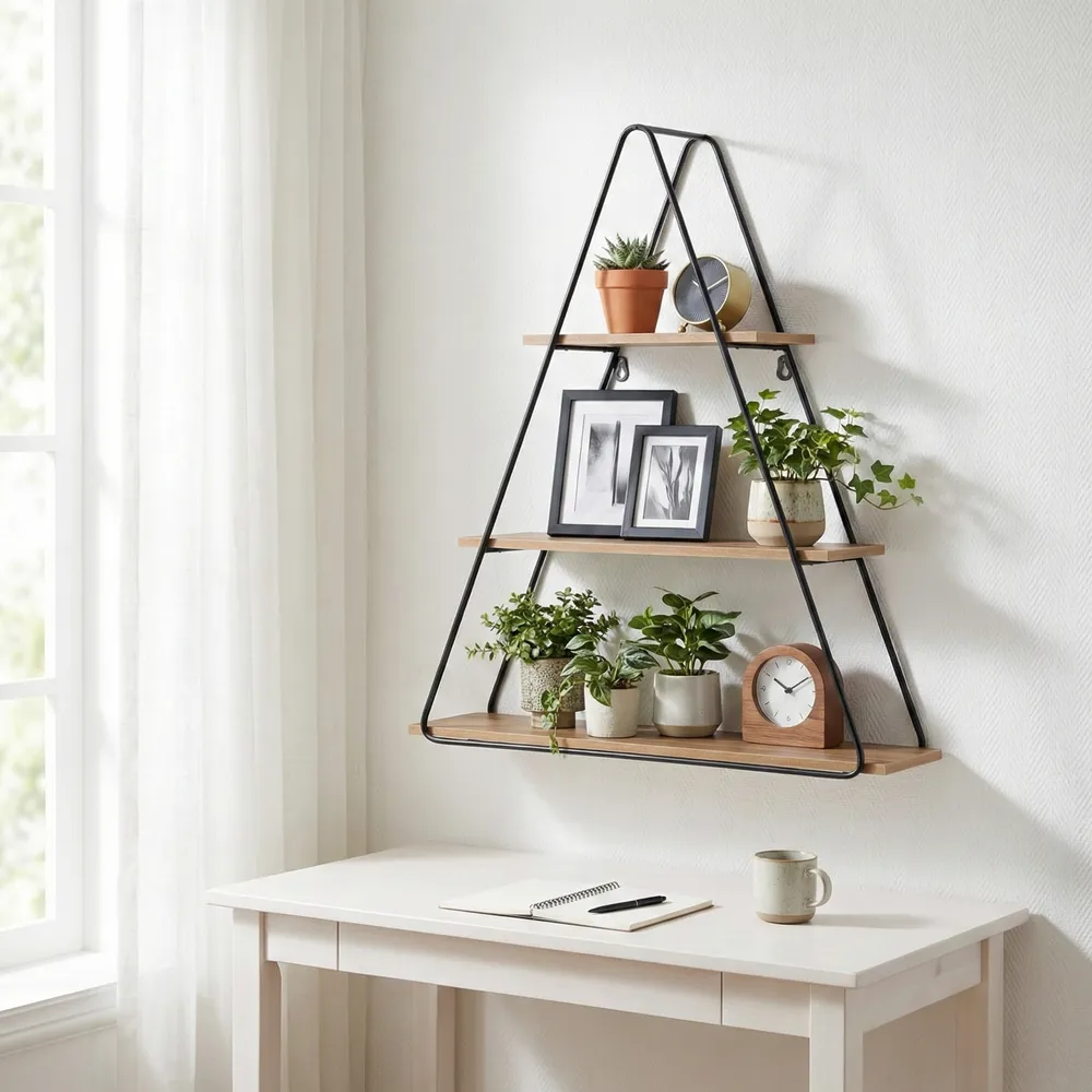 WESTONMOOR BROWN WALL SHELF 26 (IN)