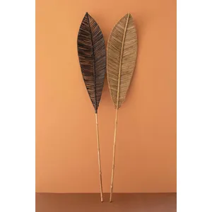 Brown Angel Leaf with Bamboo Branch 4