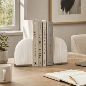 FOLEYCLIFF WHITE BOOKEND 6 (IN) 9