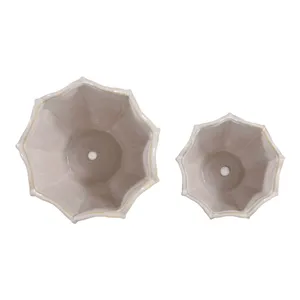 ASHTON SET OF 2 IVORY PLANTER 7 (IN) 8
