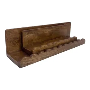 HAYFIELDWOOD SET OF 2 BROWN WALL SHELF 5 (IN) 1
