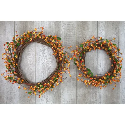 Bittersweet and Vines S-2 Wreaths