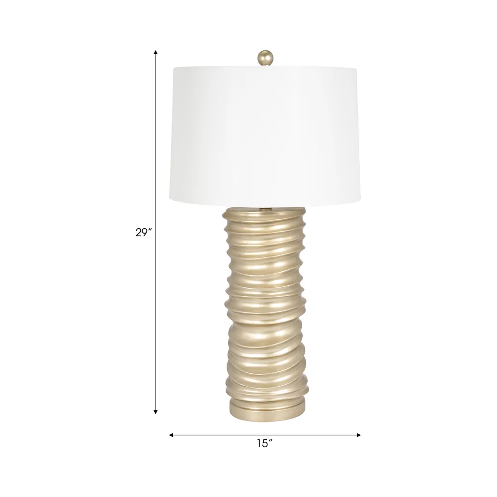 HAXTONHAM GOLD LAMP 29 (IN)