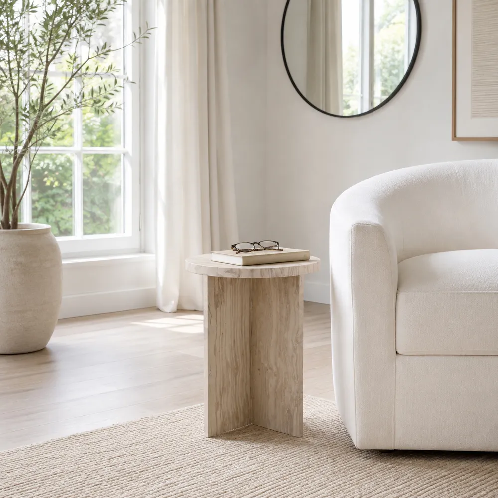 CONNORGATE IVORY TABLE 22 (IN)