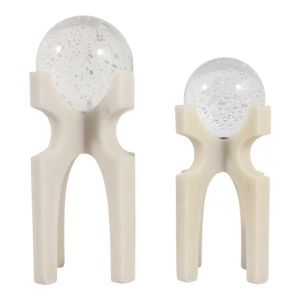 DASHCROSS SET OF 2 WHITE DECOR 13 (IN) 4