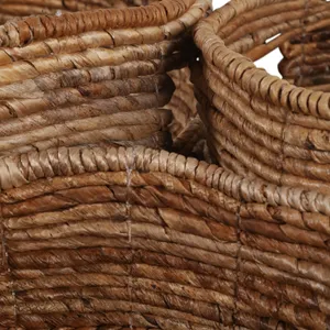 KIPWELL SET OF 3 BROWN BASKETS 13 (IN) 7