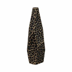 17" BALAZ BRONZE ASYMETRICAL METAL VASE 3
