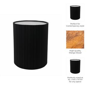 PRESTONPORT BLACK TABLE 20 (IN) 11