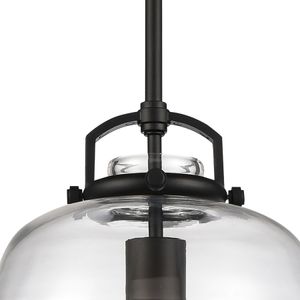 Current 12'' Wide 1-Light Mini Pendant - Matte Black 3