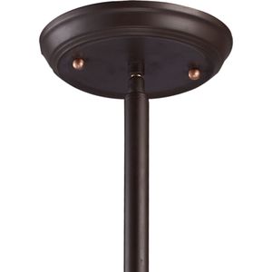 Chadwick 13'' Wide 1-Light Pendant - Oiled Bronze with White 6