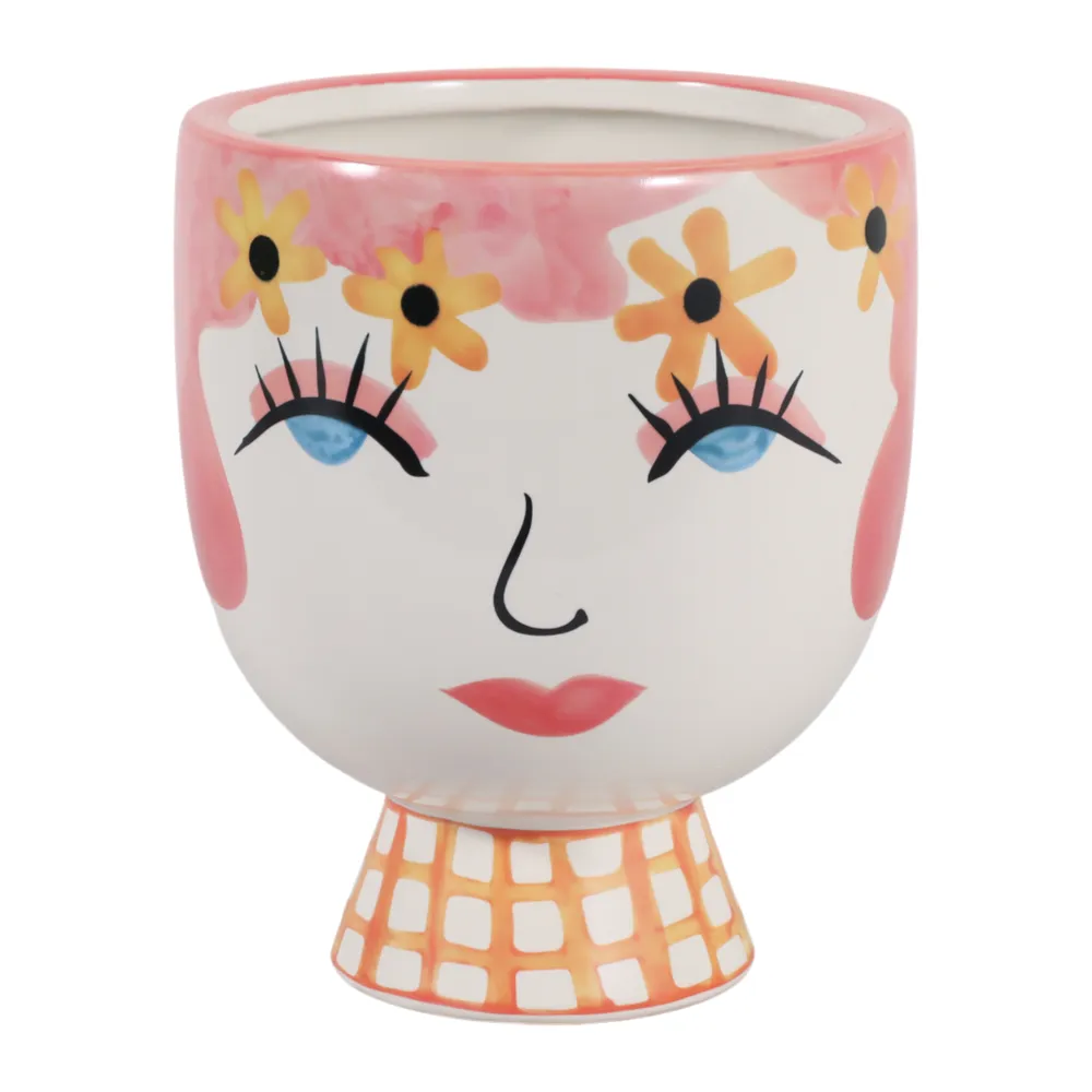 GARSONHOLM PINK PLANTER 7 (IN)