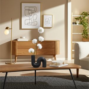 CER, 6" LOOPY VASE, BLACK 2