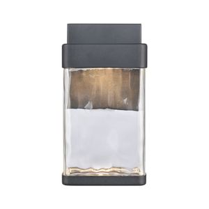 Cornice 9.75'' High Integrated LED Outdoor Sconce - Charcoal Black 3