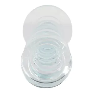 FINNSHAW CLEAR CANDLE HOLDER 9 (IN) 7